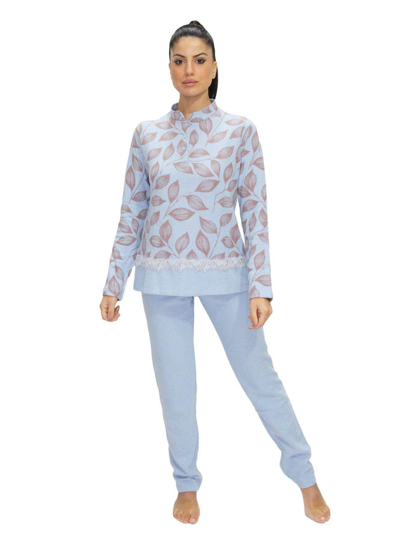 Pigiama Lungo Donna I2316 Fida - evabiancheria